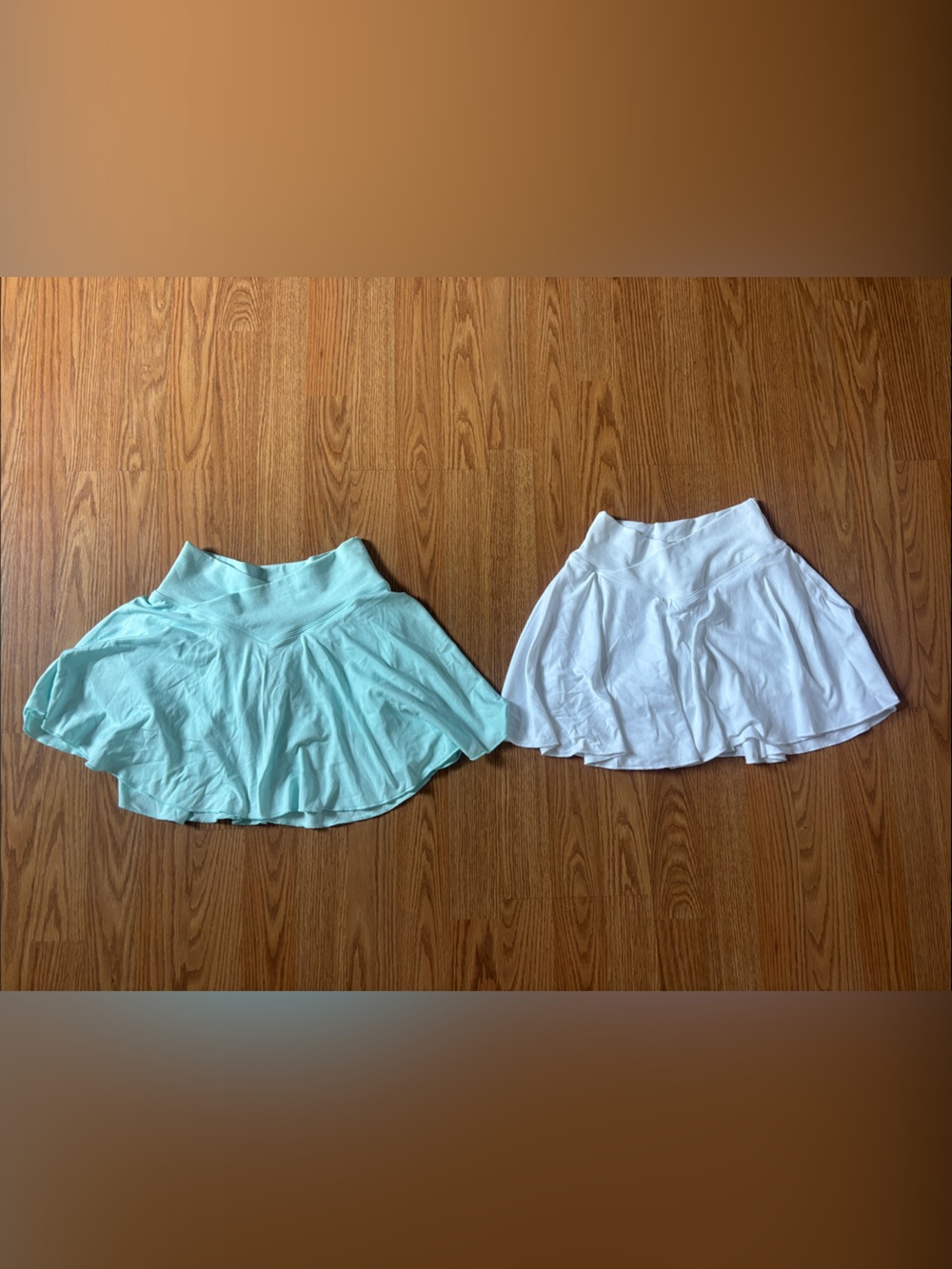 Women’s Flared Skort - Mint and White